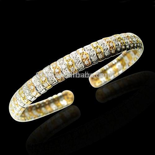 18K Gold Diamond Bracelet (18K Gold Diamond Bracelet)