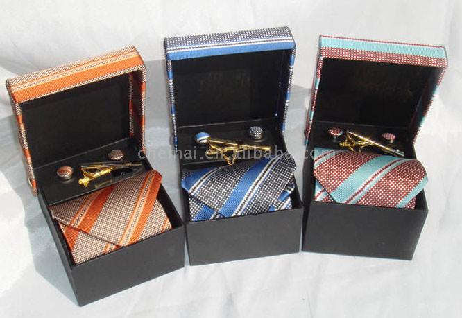  Silk Woven Necktie with Gift Box