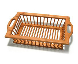  Bamboo Fruit Tray (Plateau de fruits de bambou)