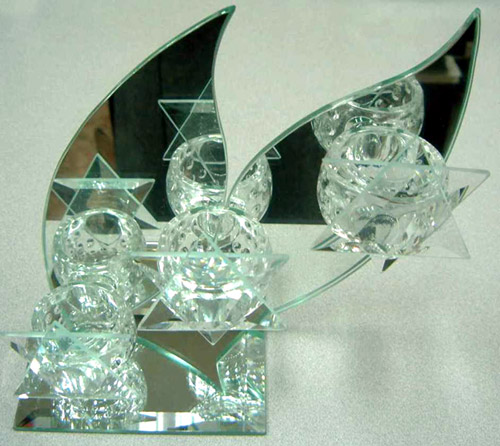  Glass Candleholder ( Glass Candleholder)