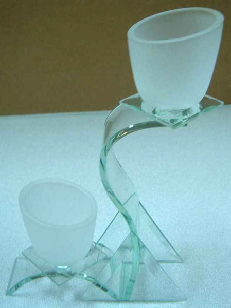  Glass Candleholder ( Glass Candleholder)