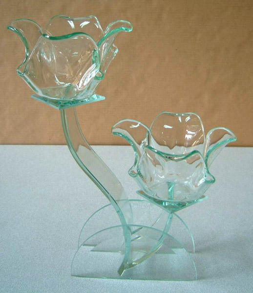  Glass Candleholder ( Glass Candleholder)