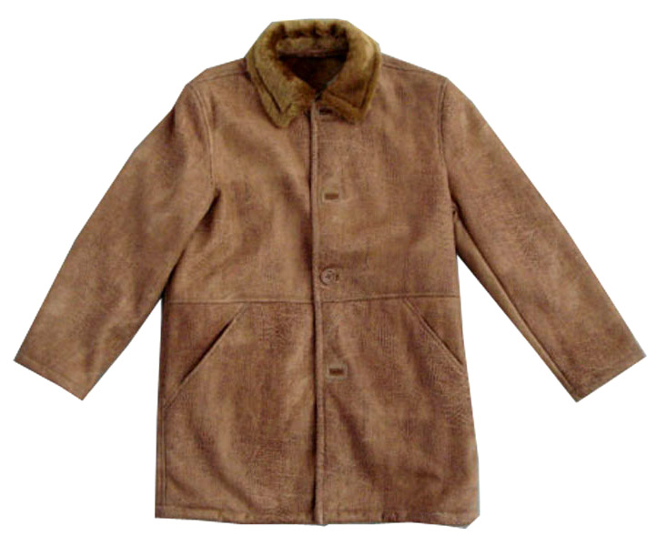  Suede Jacket with Wool (Veste en suède avec de la laine)