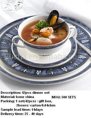  Bone China Dinnerware (Костяной фарфор Посуда)