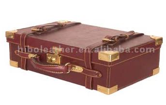  Oak & leather Ammo Box (De chêne et cuir Ammo Box)