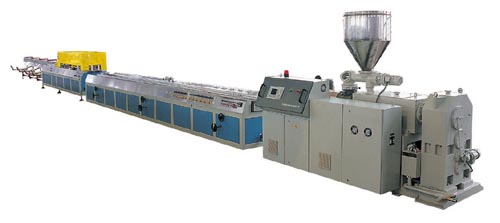  Extruding Production Line for PVC Wood-Plastic Material ( Extruding Production Line for PVC Wood-Plastic Material)