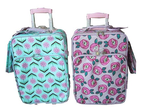  Print 600D Trolley Luggage