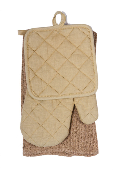  Oven Mitt, Potholder & Hand Towel