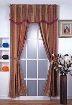  Yarn Dyed Polycotton Window Curtain