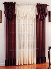  Voile Window Curtain with Spot