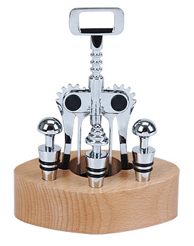  Corkscrew and Wine Stopper Set (Tire-bouchon et du vin Stopper Set)