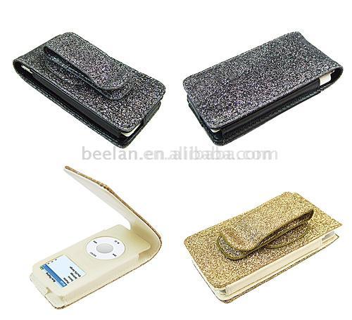  Trendy Shining Leather Case For IPod Nano