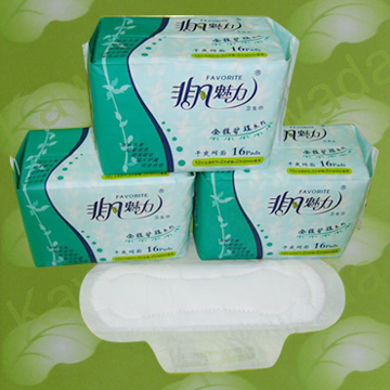 Super Dry Perforated Sanitary Pad with Wings (Super Dry Perforierte Sanitär-Pad mit Wings)