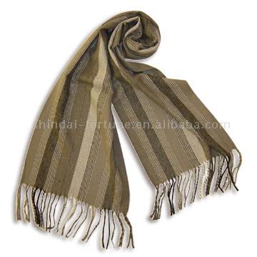  Stripe Woven Scarf