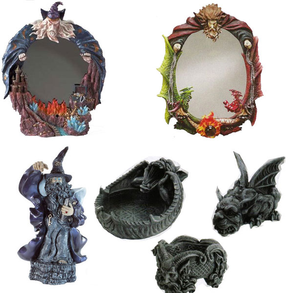  Polyresin Wizard Mirror ( Polyresin Wizard Mirror)