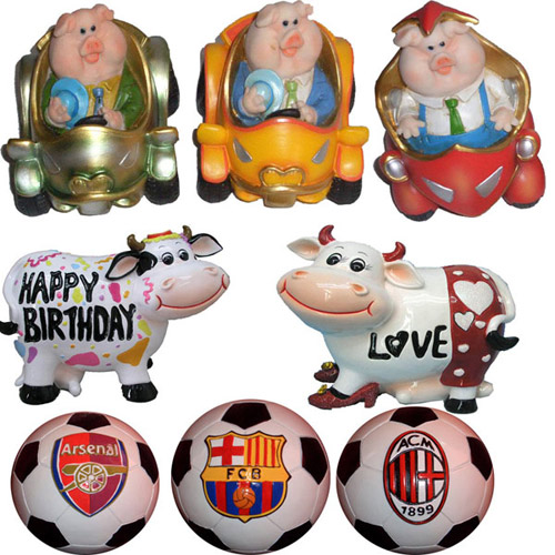  Polyresin Football (Piggy Bank)