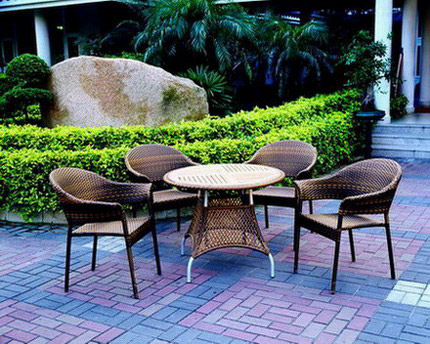  Resin Wicker Dining Set (Смола плетеная Dining Set)