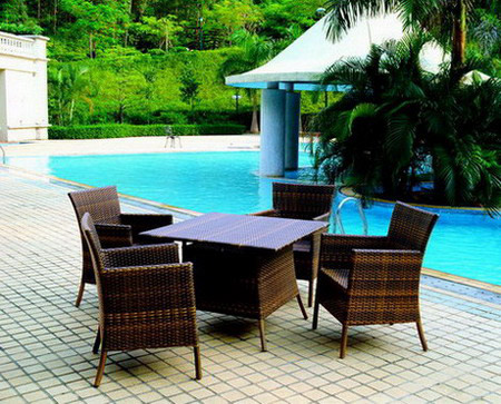  Resin Wicker Dining Set (Смола плетеная Dining Set)