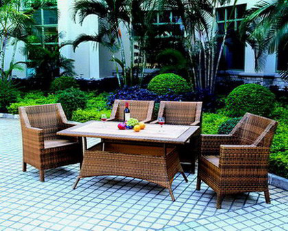  Resin Wicker Dining Set (Смола плетеная Dining Set)