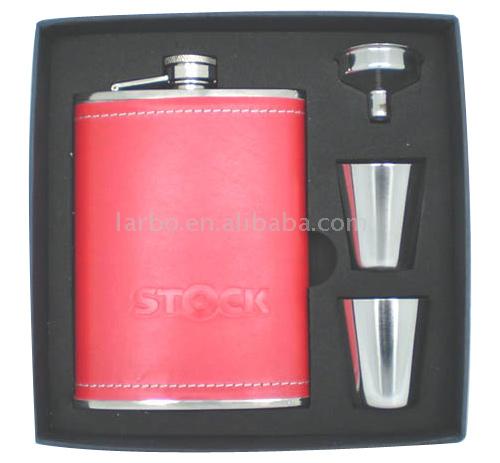  Hip Flask Set Including Hip Flask, Funnel, and Cup ( Hip Flask Set Including Hip Flask, Funnel, and Cup)