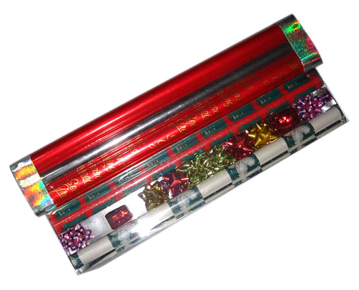  Gift Wrapping Paper (3-Roll Pack and 2-Roll Pack)