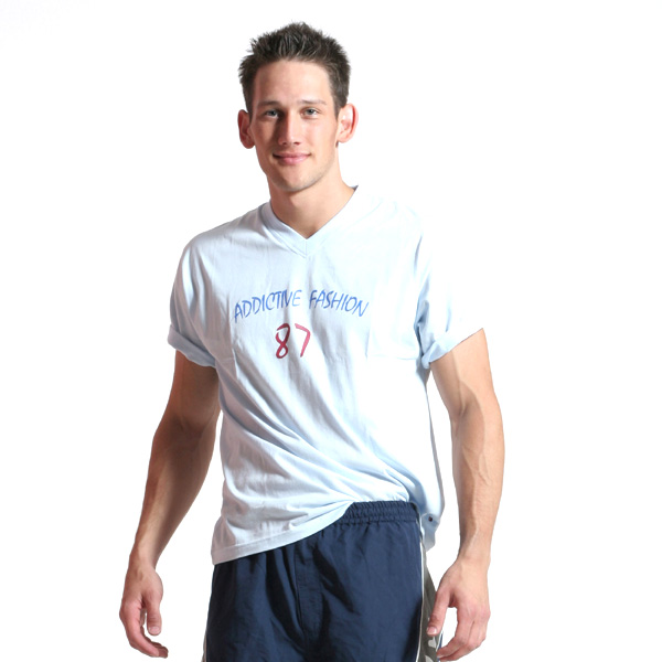  Men`s Short Sleeve V-Neck T-Shirt (Men`s Short Sleeve V-Neck T-Shirt)