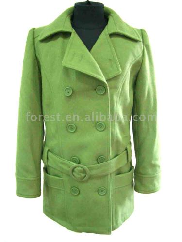  Ladies` Melton Coat