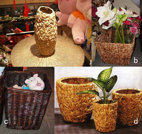  Rattan & Hyacinth Vases (Ротанг & Гиацинт ваз)