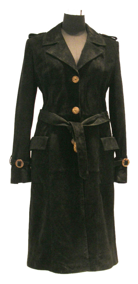  Women`s Pig Suede Overcoat ( Women`s Pig Suede Overcoat)