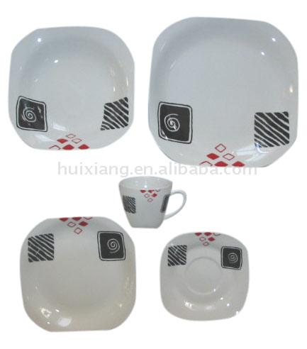  Porcelain Square Dinner Set (Porzellan Square Dinner Set)