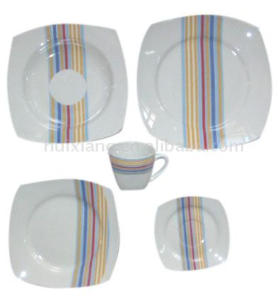  Porcelain Square Dinner Set (Porcelaine Square Dinner Set)