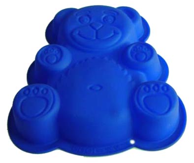  Silicone Bear Shaped Cake Pan (Silicone Moule à gâteau en forme d`ours)