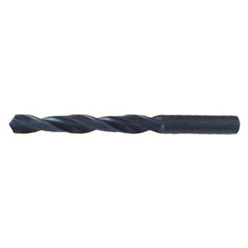  HSS Jobber Length Straight Shank Twist Drill Bit, ANSI B94.11M-1797, Black