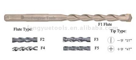  Standard Flute SDS-Plus Shank Hammer Drill (Standard Flöte SDS-Plus Schaft-Bohrhammer)