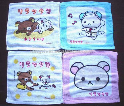  Baby Velour Printed Towel (Bébé en velours imprimés de serviettes de bain)