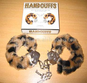  Metal Handcuffs With Furry, Keys & Safty Locks