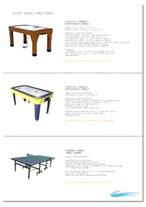  Air Hockey / Table Tennis ( Air Hockey / Table Tennis)