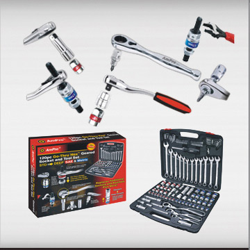 120PC Go-Thru-Hex-Getriebemotoren Socket Set (120PC Go-Thru-Hex-Getriebemotoren Socket Set)