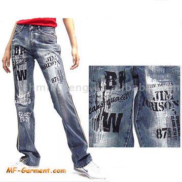  Ladies` Denim Jeans ( Ladies` Denim Jeans)