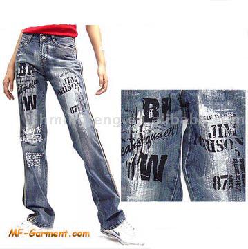  Ladies` Denim Jeans (Denim Ladies `Jeans)