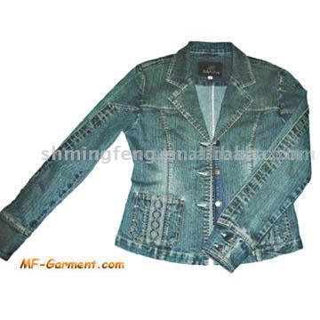  Ladies` Denim Jacket (Denim Ladies `Jacket)