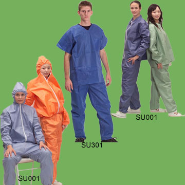  SMS Scrub Suit, Microporous Suit (SMS Scrub Suit microporeuse Suit)