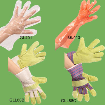  LDPE Glove, Leather Glove (LDPE перчатки, Кожаные перчатки)