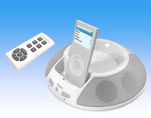  Touching Speaker for iPod with Remote Control