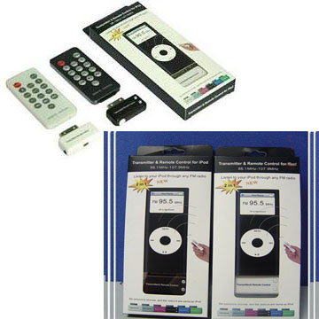  FM Transmitter with Remote Control for iPod (2-in-1) ( FM Transmitter with Remote Control for iPod (2-in-1))