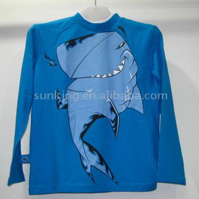  Long Sleeve Cartoon T-Shirt ( Long Sleeve Cartoon T-Shirt)