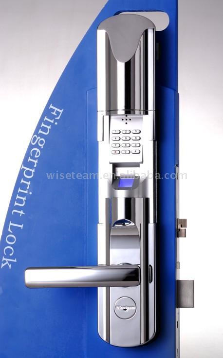  Fingerprint Lock with Digit and LCD (Polish Chrome) ( Fingerprint Lock with Digit and LCD (Polish Chrome))