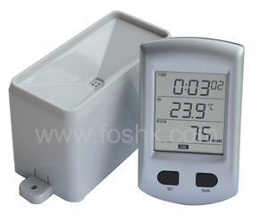  Rain Gauge Meter with Temperature