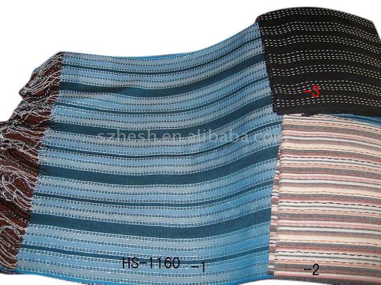  Color Stripe Scarf ()