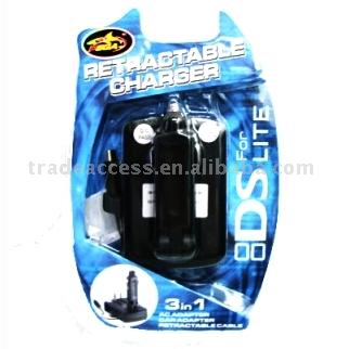  NDS Lite 3-in-1 Retractable Charger (NDS Lite 3-in-1 Retractable Charger)